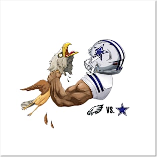 Cowboys vs Eagles Posters and Art